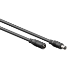 DC verlengkabel | Goobay | 3 meter | 5.5 x 2.5 mm (5A, 24 V, Zwart)