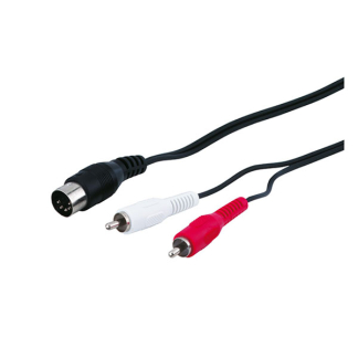 Goobay DIN naar Tulp kabel | M → M | Goobay | 0.2m (Stereo, 5-pins) 50014 K010411033