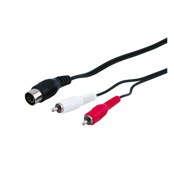 Goobay DIN naar Tulp kabel | M ↔ M | Goobay | 20 cm (Stereo, 5-pins) 50014 K010411033 - 1