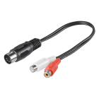Goobay DIN naar Tulp kabel | M ↔ V | Goobay | 20 cm (Stereo, 5-pins) 50002 K010411032 - 1