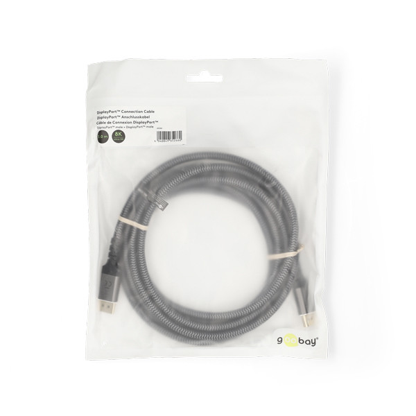Goobay DisplayPort kabel 1.4 | Goobay Plus | 3 meter (8K@60Hz, HDR) 65266 K010214415 - 4