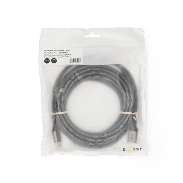 Goobay DisplayPort kabel 1.4 | Goobay Plus | 5 meter (8K@60Hz, HDR) 65267 K010214416 - 4