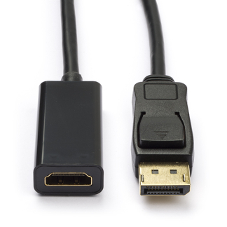 Goobay DisplayPort naar HDMI | Goobay (Adapter, DisplayPort 1.2, Verguld)   67881 K170203605 - 