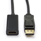 Goobay DisplayPort naar HDMI | Goobay (Adapter, DisplayPort 1.2, Verguld)   67881 K170203605