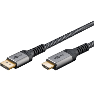 Goobay DisplayPort naar HDMI kabel | Goobay Plus | 1 meter (4K@60Hz) 65268 K010214417 - 1