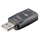 Goobay Externe geluidskaart USB | Goobay (USB A, USB 2.0) 95451 K070401009 Goobay Externe geluidskaart USB | Goobay (USB A, USB 2.0) 95451 K070401009