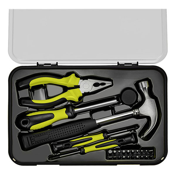 Goobay Gereedschapsset | Goobay Tools | Starter | 26-delig (Met opbergkoffer) 77845 K100401020 - 2
