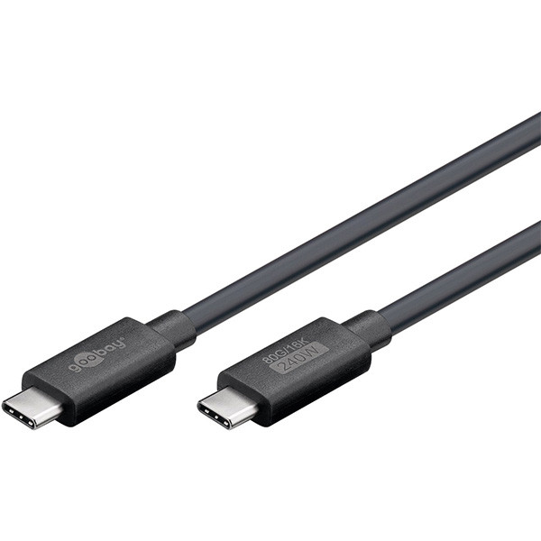 Goobay Google pixel oplaadkabel | USB C ↔ USB C | Goobay | 1.2 meter (USB 4.0, 240W, 80 Gbps) 74376 J180107374 - 2