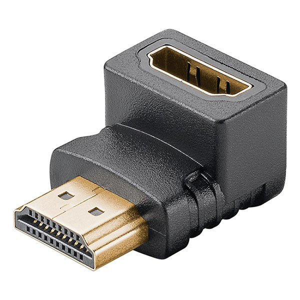 Goobay HDMI adapter | Goobay | Verticaal (8K@60Hz, 270°, Verguld) 65749 K010214352 - 1