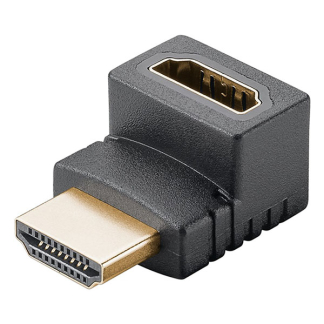 Goobay HDMI adapter | Goobay | Verticaal (8K@60Hz, 90°, Verguld) 65744 K010214351 - 1