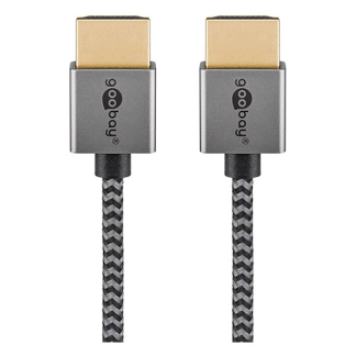 Goobay HDMI kabel 2.0 | Goobay Plus | 2 meter (4K@60Hz, HDR, 3D) 75753 K101303056 - 2