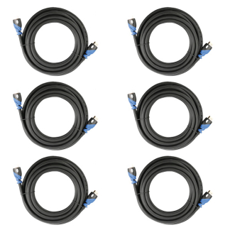 HDMI kabel 2.1 | 1 meter | 6 stuks (8K@60Hz, HDR, Zwart)