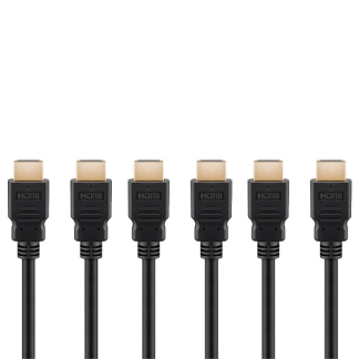 HDMI kabel 2.1 | 2 meter | 3 stuks (8K@60Hz, HDR, Zwart)