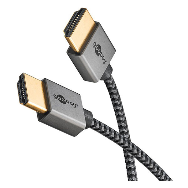 Goobay HDMI kabel 2.1 | Goobay Plus | 0.5 meter (8K@60Hz, HDR, 48Gbps) 75756 K101303059 - 2
