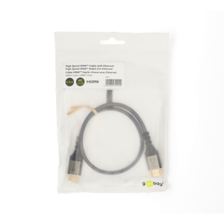 Goobay HDMI kabel 2.1 | Goobay Plus | 0.5 meter (8K@60Hz, HDR) 64999 K010214428 - 5