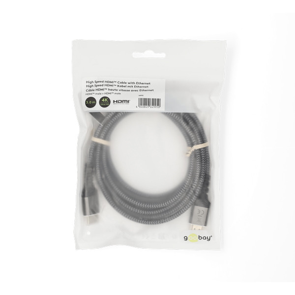 Goobay HDMI kabel 2.1 | Goobay Plus | 3 meter (8K@60Hz, HDR) 65262 K010214431 - 5