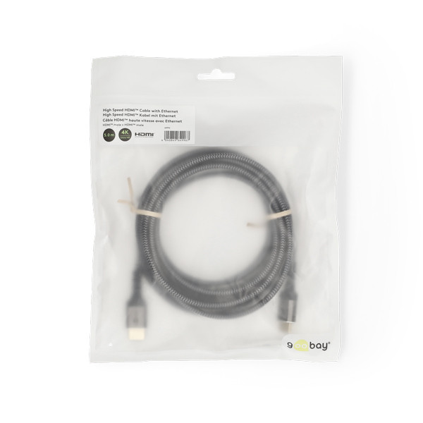 Goobay HDMI kabel 2.1 | Goobay Plus | 5 meter (8K@60Hz, HDR) 65263 K010214432 - 5