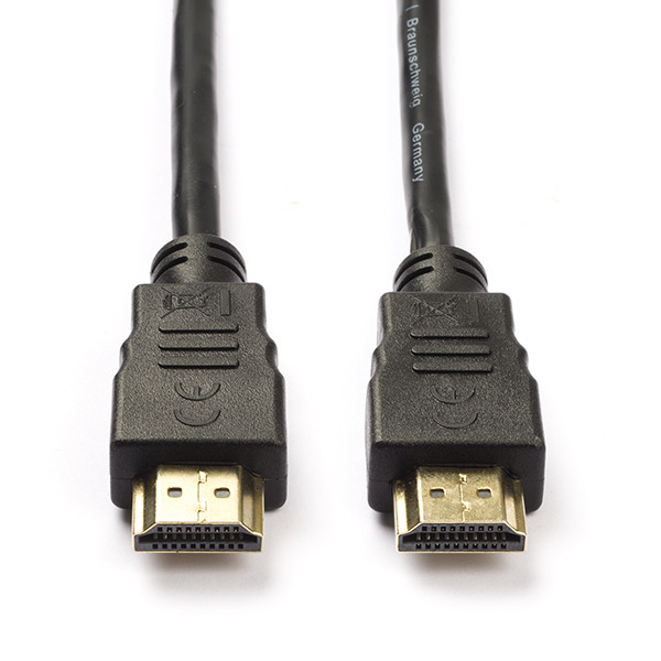 Goobay HDMI kabel 4K | Goobay | 0.5 meter (Zwart, 4K@60Hz, HDMI 2.0, HDR, High Speed) 58571 60619 A010604978 - 1