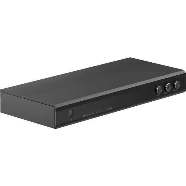 Goobay HDMI matrix | Goobay | 4- naar 1-poorts (Afstandsbediening, 4K@60Hz, Toslink, Jack) 58490 K020100075 - 2