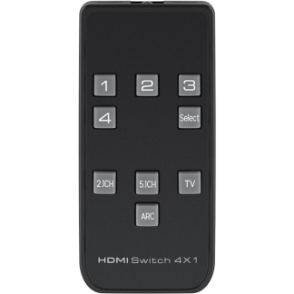 Goobay HDMI matrix | Goobay | 4- naar 1-poorts (Afstandsbediening, 4K@60Hz, Toslink, Jack) 58490 K020100075 - 3