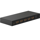 Goobay HDMI matrix | Goobay | 4- naar 1-poorts (Afstandsbediening, 4K@60Hz, Toslink, Jack) 58490 K020100075