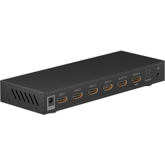 Goobay HDMI matrix | Goobay | 4- naar 2-poorts (Afstandsbediening, 4K@30Hz, Ultra HD) 58478 K020100081 - 1
