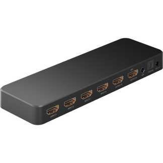 Goobay HDMI matrix | Goobay | 4- naar 2-poorts (Afstandsbediening, 4K@60Hz, Ultra HD) 58479 K020100082 - 1
