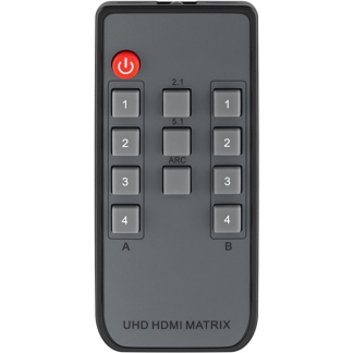 Goobay HDMI matrix | Goobay | 4- naar 2-poorts (Afstandsbediening, 4K@60Hz, Ultra HD) 58479 K020100082 - 3
