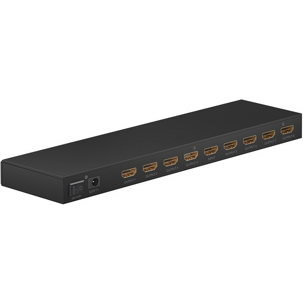 Goobay HDMI splitter | Goobay | 8-poorts (4K@60Hz, Actief) 58484 K020100080 - 1
