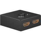 HDMI switch | Goobay | 2-poorts (4K@30Hz, HDCP, Bi-directioneel)