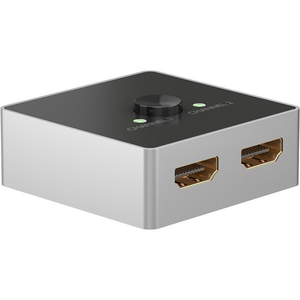 Goobay HDMI switch | Goobay | 2-poorts (4K@60Hz, HDCP, Bi-directioneel) 58486 K020100071 - 1