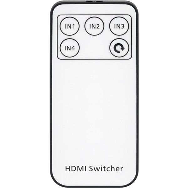 Goobay HDMI switch | Goobay | 4-poorts (Afstandsbediening, 4K@60Hz, HDCP) 58489 K020100074 - 3