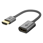 Goobay HDMI verlengkabel | Goobay | 10 centimeter (8K@60Hz, Verguld) 79145 K010605489 - 1