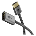 Goobay HDMI verlengkabel | Goobay | 10 centimeter (8K@60Hz, Verguld) 79145 K010605489 - 3