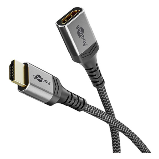 Goobay HDMI verlengkabel | Goobay | 2 meter (8K@60Hz, Verguld) 79106 K010605486 - 3
