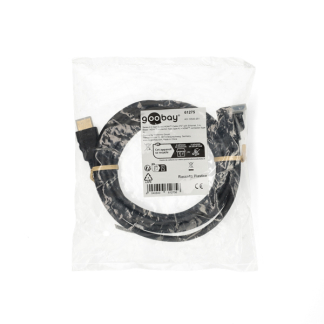 Goobay Haakse HDMI kabel 2.0 | Goobay | 3 meter (4K@60Hz, 270°, HDR) 61275 K010214365 - 4