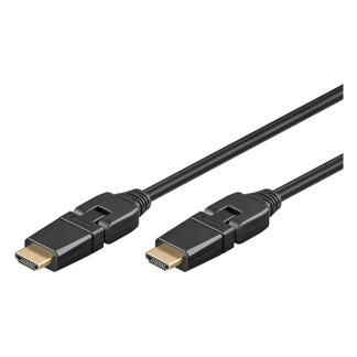 Goobay Haakse HDMI kabel 4K | Goobay | 1.5 meter (60Hz, 360° draaibaar, HDR) 61283 A010214367 - 1