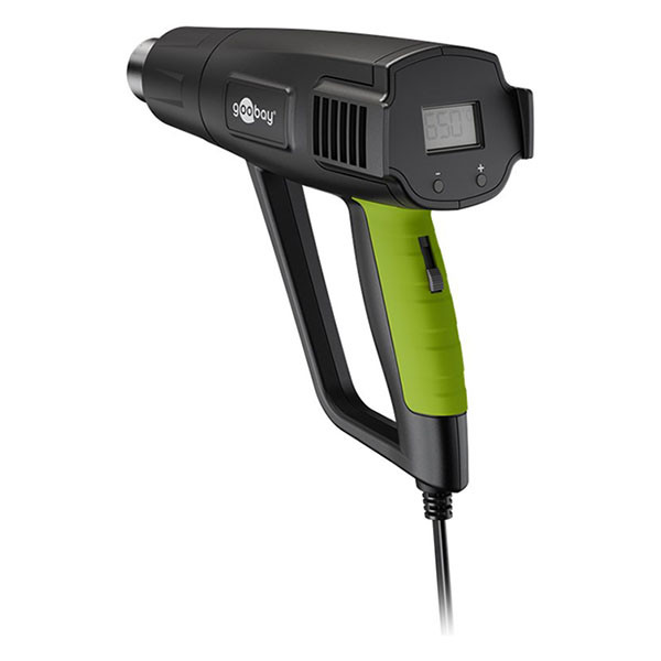 Goobay Heteluchtpistool | Goobay Tools | Premium | 1500W (2 standen, Temperatuurregelaar, LCD scherm, Incl. 4 mondstukken) 77823 K101303050 - 3