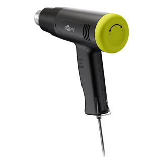 Goobay Heteluchtpistool | Goobay Tools | Superior | 1500W (2 standen, Temperatuurrgelaar, Incl. 4 mondstukken) 77822 K101303049 - 4