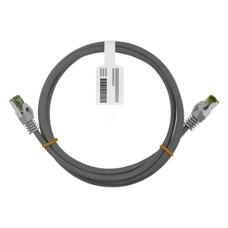 Goobay Internetkabel  | Cat8.1 S/FTP | 0.5 meter (100% koper, LSZH, PoE, Grijs) 61114 K010605453 - 4