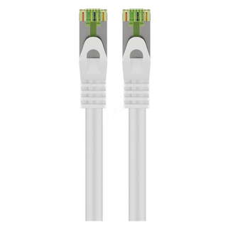 Goobay Internetkabel  | Cat8.1 S/FTP | 1 meter (100% koper, LSZH, PoE, Wit) 61104 K010605448 - 2