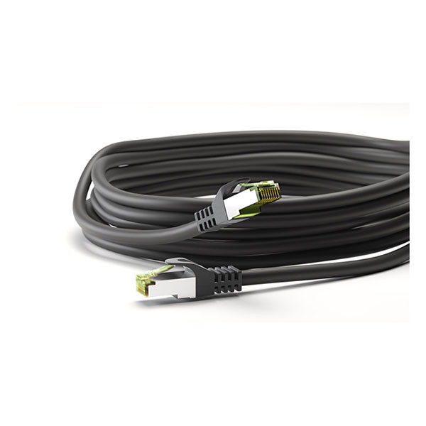 Goobay Internetkabel  | Cat8.1 S/FTP | 3 meter (100% koper, LSZH, PoE, Zwart) 61095 K010605462 - 4