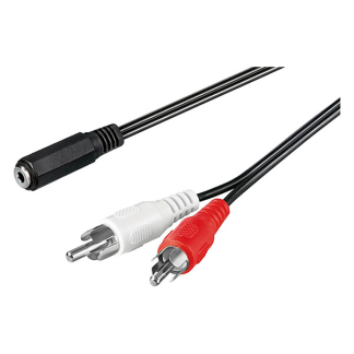 Goobay Jack 3.5 mm naar tulp kabel | V ↔ M | Goobay | 1.4 meter (Stereo) 50442 K010411218