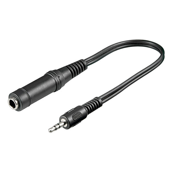 Goobay Jack adapter | V ↔ M  | Goobay | 0.2 m (Stereo, 3-polig) 50470 K010411077 - 1