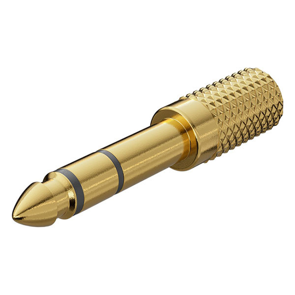 Goobay Jack adapter | V ↔ M  | Goobay (Stereo, Verguld, 3-polig) 11062 K010411081 - 1