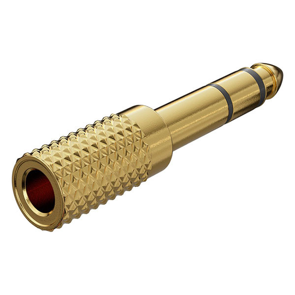 Goobay Jack adapter | V ↔ M  | Goobay (Stereo, Verguld, 3-polig) 11062 K010411081 - 2