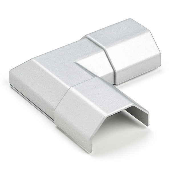 Goobay Kabelgoot hoek | Goobay | 3.3 x 1.8 cm (Plastic, Grijs) 90780 K090300040 - 1