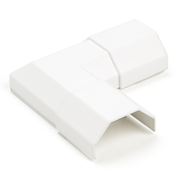Goobay Kabelgoot hoek | Goobay | 3.3 x 1.8 cm (Plastic, Wit) 90782 K090300038 - 1