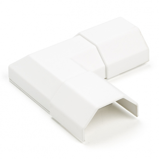 Goobay Kabelgoot hoek | Goobay | 3.3 x 1.8 cm (Plastic, Wit) 90782 K090300038 - 1