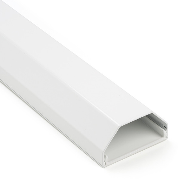 Goobay Kabelgoot muur | Goobay | 110 x 5 cm (Aluminium, Wit) 90728 K090300035 - 1